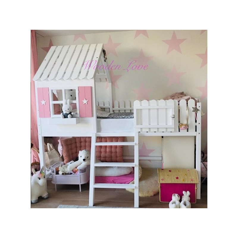 Treehouse Bed Luna, How To Make A Bunk Bed Into A Castle