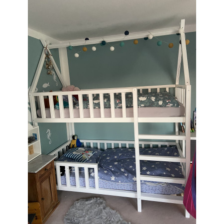 Bunk bed / teepee bed SUN PLUS with rungs